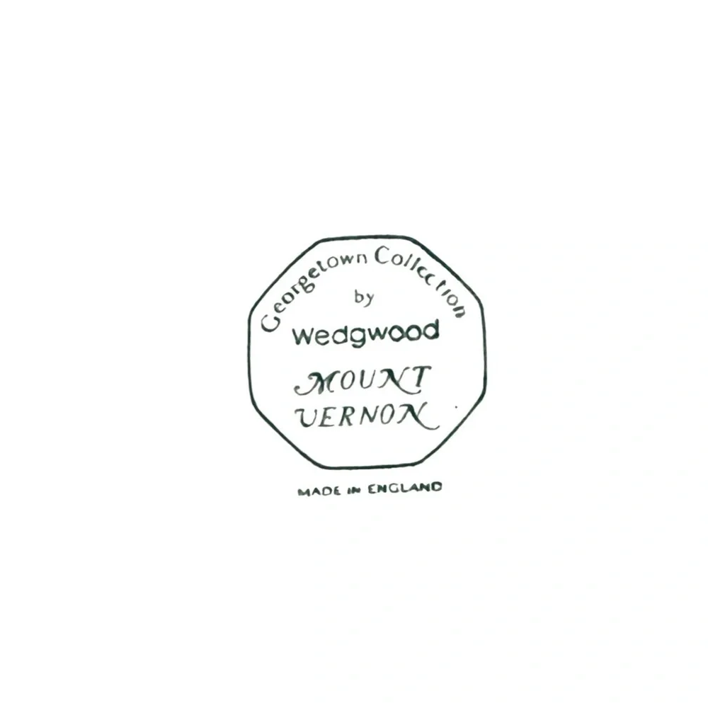 Wedgwood Mount Vernon Green 10 1/4 inch Dinner Plate 1970’s  Made in England - Picture 6 of 6